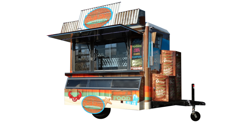 Tune Colorful Mini Mobile Store Trailer Customized for Hot Dog